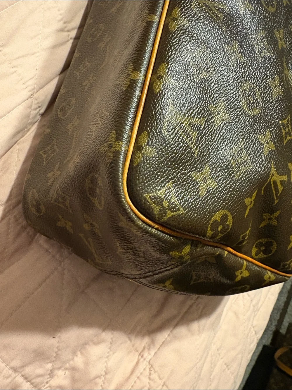 Louis Vuitton Deauville bag in monogrammed canvas 1997vintage highly sought +COA